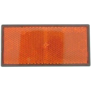Lot: catadioptres autocollants orange pour remorques