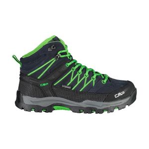CHAUSSURES DE RANDONNÉE Chaussures de marche de randonnée mid enfant CMP Rigel Waterproof - b.blue-gecko/vert - 39