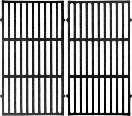 Grilles De Rechange En Fonte émaillée Pour Barbecue Tepro Toronto XXL - Lot De 2 - 46 X 71 Cm - Marquage Parfait - 5