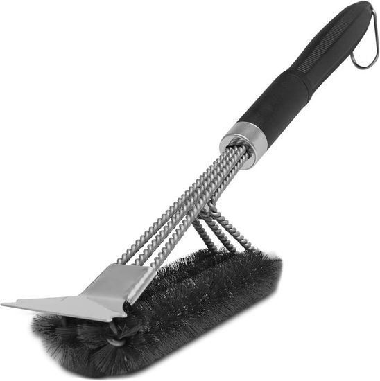 Brosse Nettoyage Grill FRCOLOR 4 Pièces Brosse De Nettoyage Pour Barbecue Éponge Pratique Fournitures De Cuisine Pour Nettoyage Lot 4 Brosses De Nettoyage