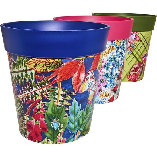 QUVIO Pot De Fleurs Avec Trépied Métal / Intérieur Des Pots De QUVIO