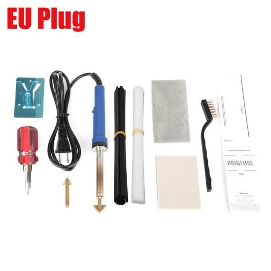 Kit Fer à Souder 100W Pour Plastique - Réparation Pare-chocs, Tableau De Bord Voiture - Soudeur Thermique