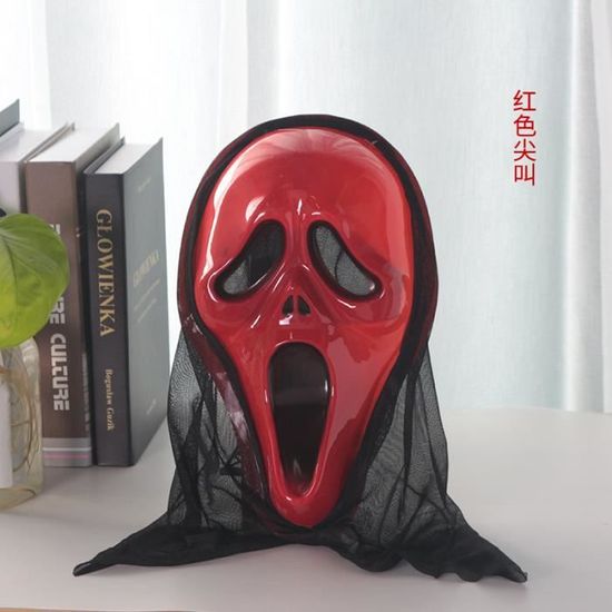 Masque De Sorcière Effrayant En Latex Réaliste Avec Perruque Longue - Déguisement Halloween Adulte Horreur