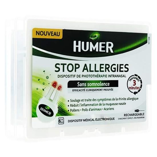 Stop allergies dispositif de photothérapie intranasal Humer - 1