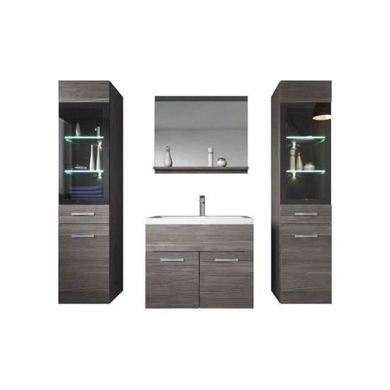 Meuble de salle de bain Rio XL 60x35 cm - Bodega - Ensemble salle de bain + miroir + meuble colonne