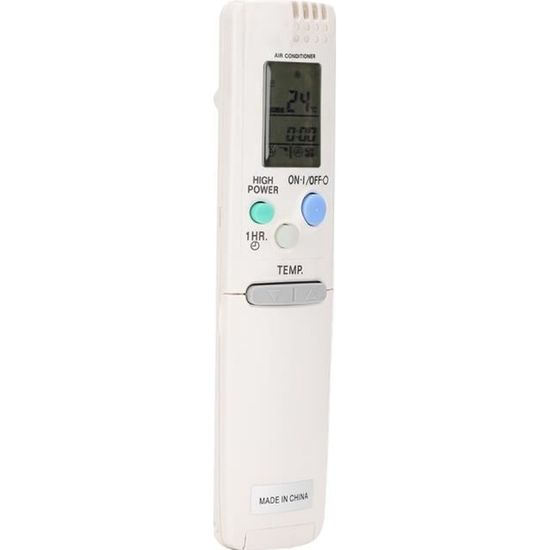 Télécommande De Remplacement Pour Climatiseur Sanyo RCS-4MVPS4EX - Blanche, 100% Neuve Et Compatible