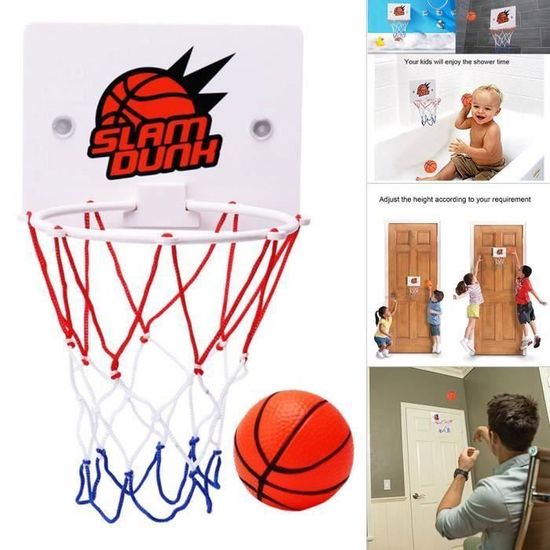 Enfants enfants mini panier de basket jouets sucent support mural avec pompe sport jouet ensemble LIA3114