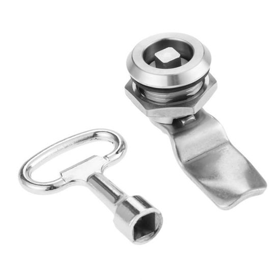 Serrure - barillet,Loquet de porte coulissant en acier inoxydable