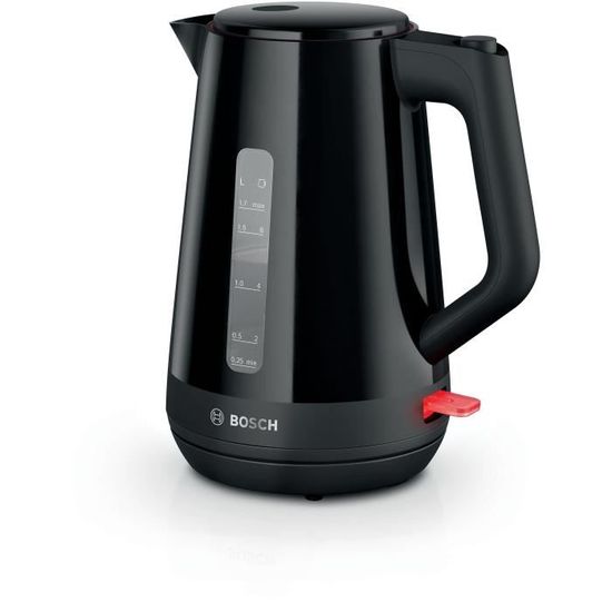 Bouilloire Électrique Bosch MyMoment TWK2M163 1,7 L – Noir Mat & Brillant – 2400 W