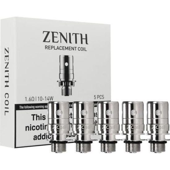 Boite de 5 Rsistances INNOKIN Zenith 1,6 ohm Pour Cigarette Electronique -  Cdiscount Au quotidien