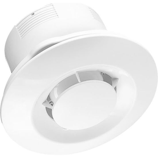 Silencieux Rond Salle Extractor Fan 125mm/12.7cm avec Timer Et Satin