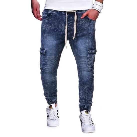 Jean Cargo Pour Homme Avec Taille élastique