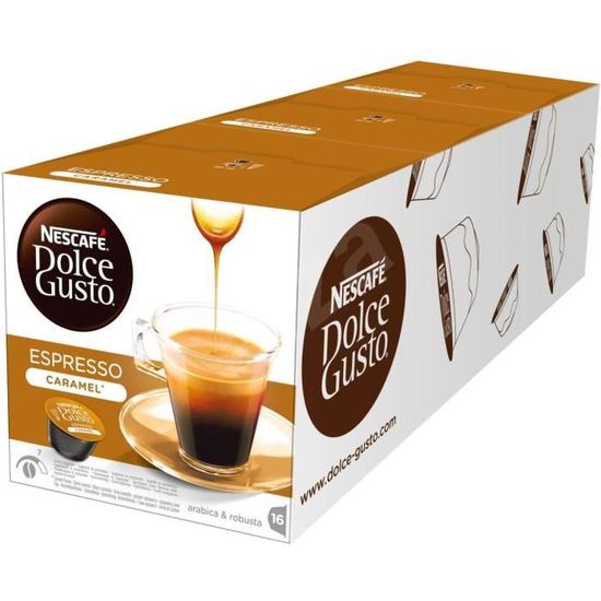 Dolce Gusto Espresso Caramel 48 capsules Cdiscount Au quotidien