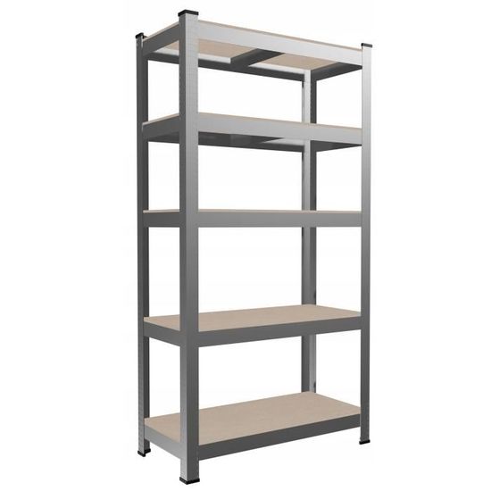 Étagère D'angle à 5 Niveaux Avec LED - Meuble De Rangement Pour Salon, Chambre Ou Bureau - Blanc 30x30x140cm