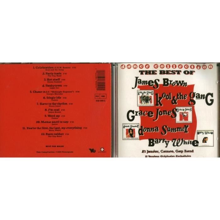 cd The best of dance collection James Brown, Kool And The Gang, Barry White