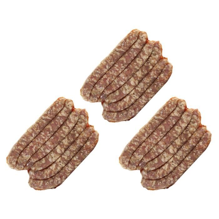 Chipolatas de Veau aux Herbes de Provence - Lots de 3 × 6 Chipos de veau origine France