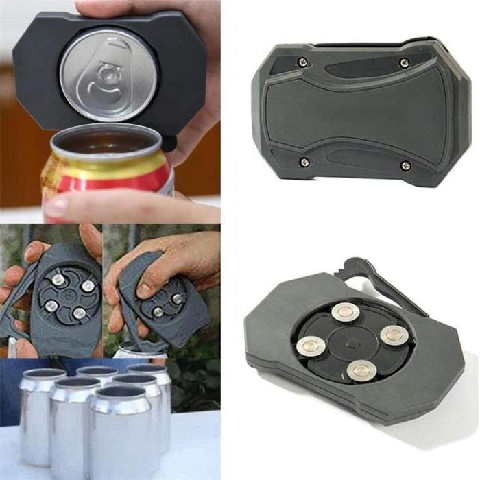Ouvre-Boîte Ouvre-Canette Ouvre-Bouteille Pratique Décapsuleur Multifunctionnel ABS Ustensile Manuel de Cuisine pique-nique