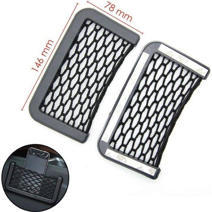 Filet de rangement adhésif pour voiture