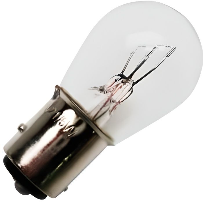 Ampoule-lampe 6v 21-5w norme 21-5 culot bay15d standard blanc (feu arriere+stop) (boite de 10) -p2r-
