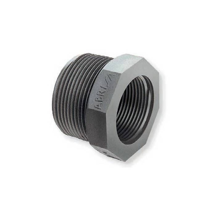 Raccord de réduction Male Femelle en PEHD-Ø A: 2'' - Ø B: 1''1/4 Ø A: 2'' - Ø B: 1''1/4