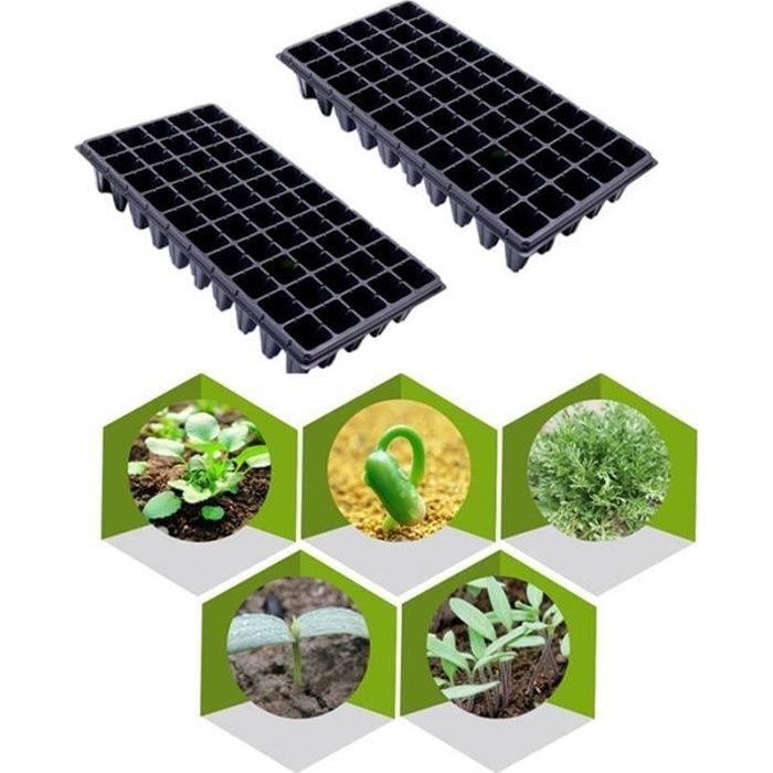 Plaque de Germination - Bouture - Plateau à semis - 50 Alvéoles (53x29cm)