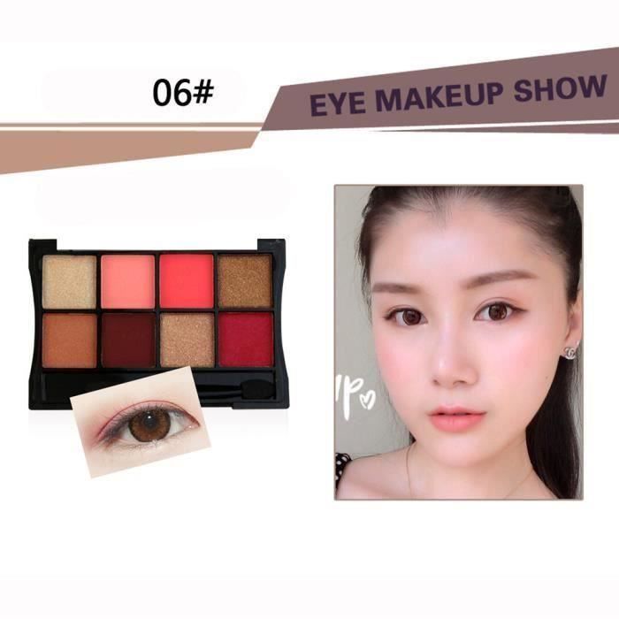 8 couleurs cosmétique poudre fard à paupières palette maquillage set mat disponible yq1188