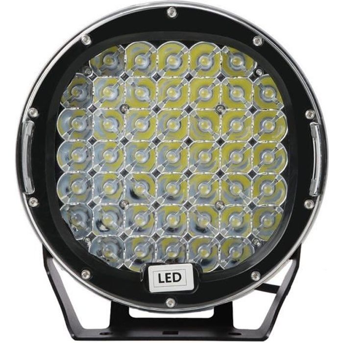 9- phares de travail 185W LED projecteur 4D Cree Work light 12V 24V 4X4 chantier suv quad