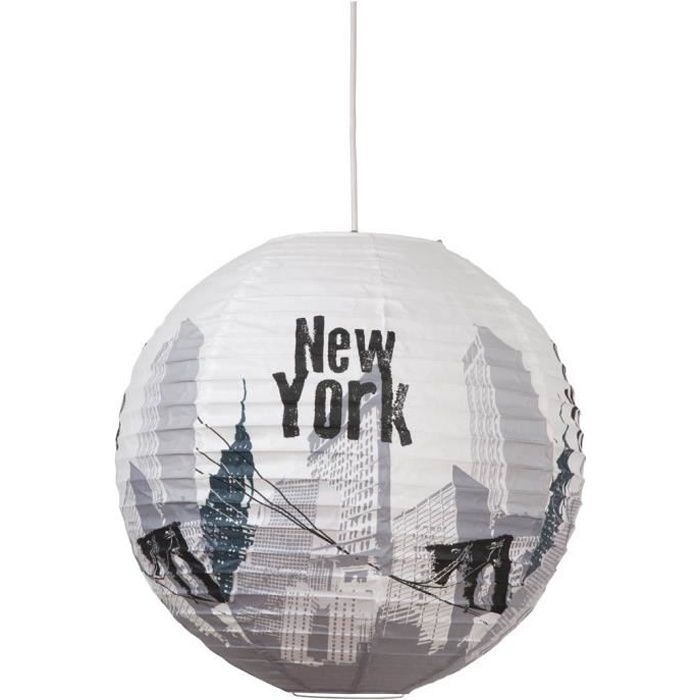 SUSPENSION JAPONAISE NEW-YORK 40x40cm