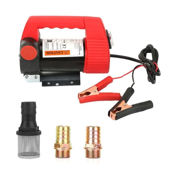 POMPE À TRANSFERT EXTRACTEUR À ESSENCE HUILE 12V 2400L - H 300W - Kit De Vidange Moteur HB006-FOE