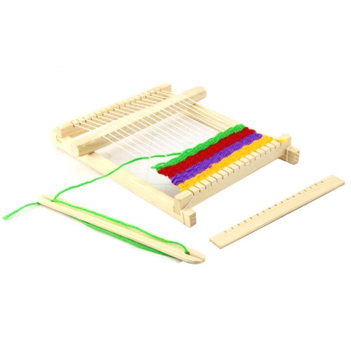 Bois bricolage Handloom Loom Toy Tissage Outil