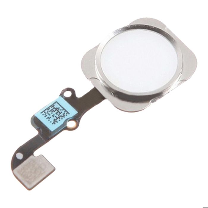 Nappe de bouton HOME blanc pour iPhone 6 et iPhone 6 Plus avec lecteur d'empreinte digitale Touch ID