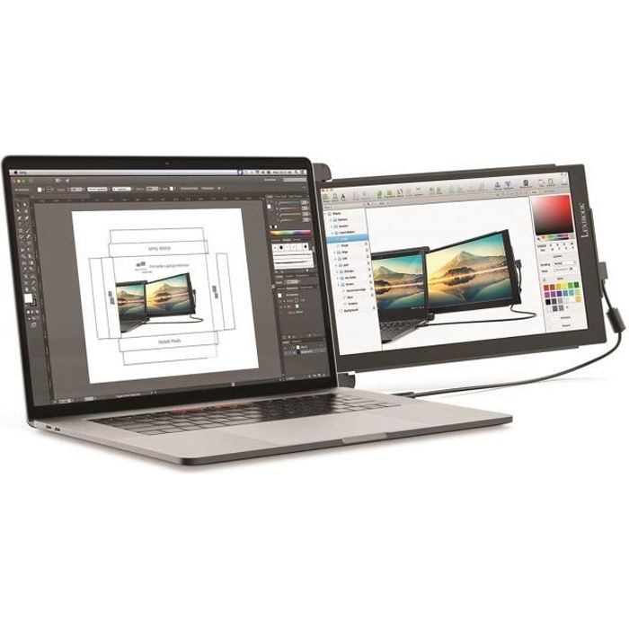 Double & Triple écran 14” pour ordinateur portable