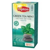 Thé vert menthe Lipton - Boîte de 25 sachets Un…