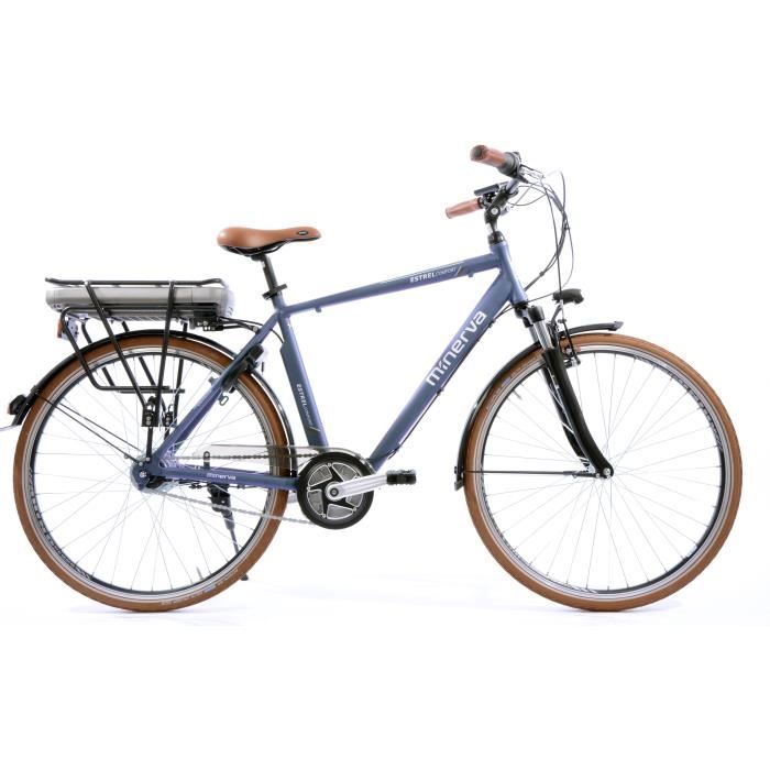 Vélo Estrel - Assistance électrique - Roues 28- - MINERVA - Homme - Bleu