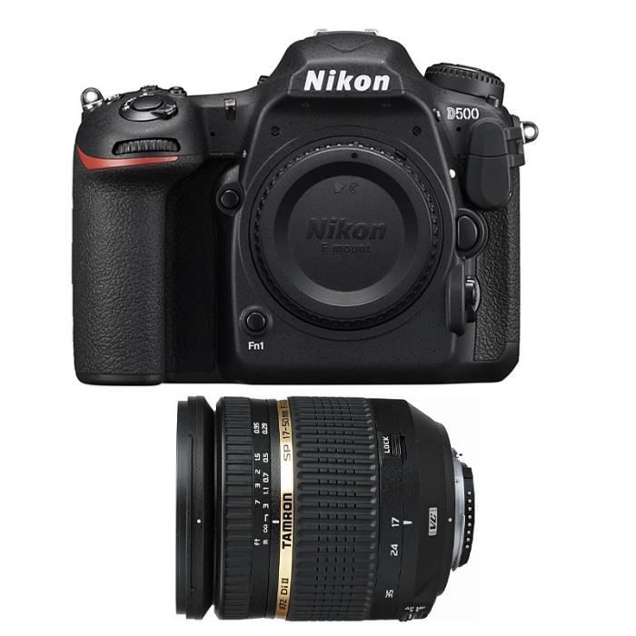NIKON D500 + TAMRON SP AF 17-50mm f/2.8 XR Di II VC LD Garanti 3 ans
