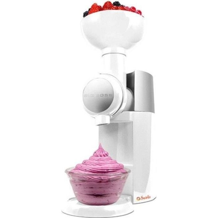 Machine à glace aux fruits congelés Swirlio - Blanc