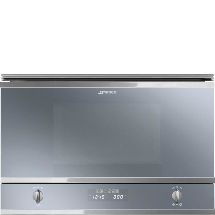 Smeg MP422S, Intégré, Micro-ondes grill, 22 L, 950 W, Rotatif, Tactil, Acier inoxydable