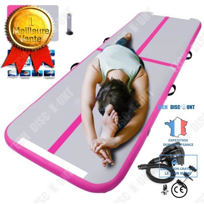 TD® 3 m matelas de gymnastique gonflable Gym dégringolade Air piste plancher culbutant Air piste tapis pour adultes
