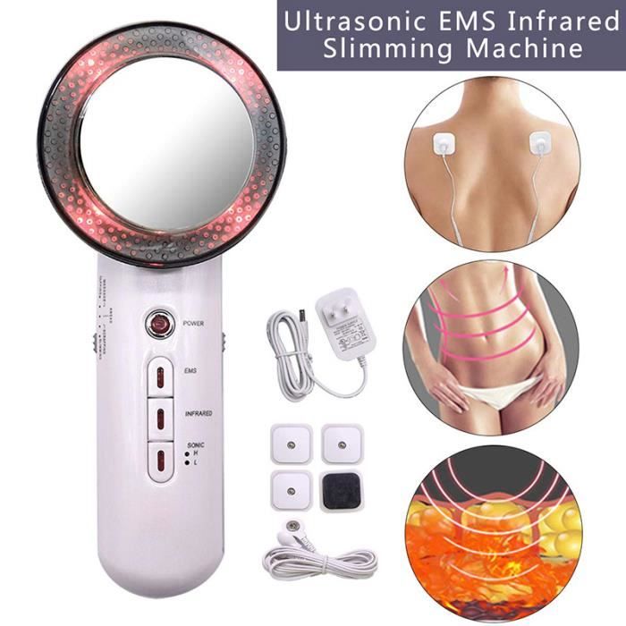 EMS Body Slimming Massager Perte de poids Anti Cellulite Brûleur de graisse Galvanic spa Infrarouge Ultrasound Cavitation Therapy