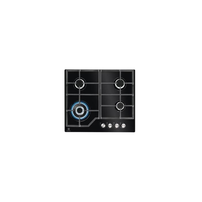Table de cuisson gaz - plaque de cuisson gaz Electrolux - KGG64362K - Plaque de cuisson a gaz