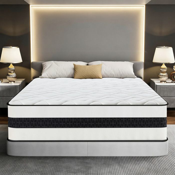 Matelas 140x190 Montana - Mousse - Hauteur 18 Cm - 3 Zones - Soutien Medium - Toute l'offre