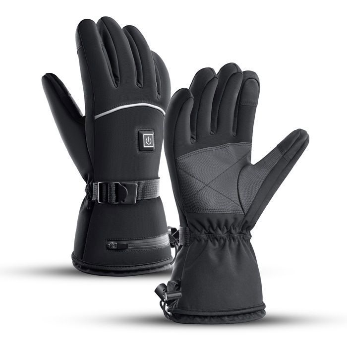 Gants Chauffants pour Femme et Homme Gants Chauffants à Température Réglable Sur 3 niveaux Écran Tactile pour Ski et Randonnée