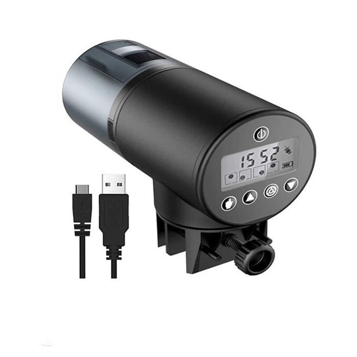 Meilleurs prix pour Distributeur Nourriture Poisson Aquarium Automatique - Mangeoire Poisson Aquarium Vacances Rglable Multifonctionnel Fish Feede PZCC