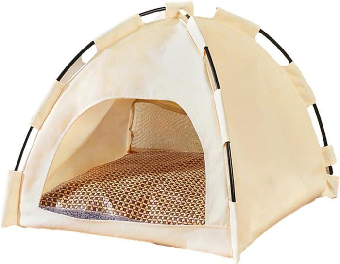 Comparer les prix de Tipi pour Animaux de Compagnie Grotte Pliante Maison extérieure pour Chat Maisons de Jeu intérieures pour Animaux de Compagnie