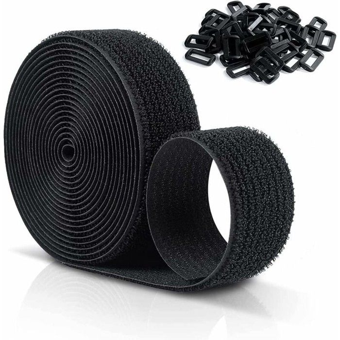 Sangles Scratch Velcr - KZQ - 10 M X 25 Mm - Réutilisables - 50 Boucles ...