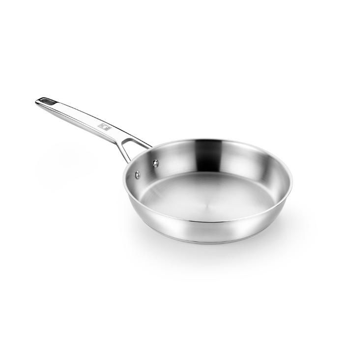 Poêle - BRA - 30 cm - Acier inoxydable 18/10 - Fond triple diffuseur
