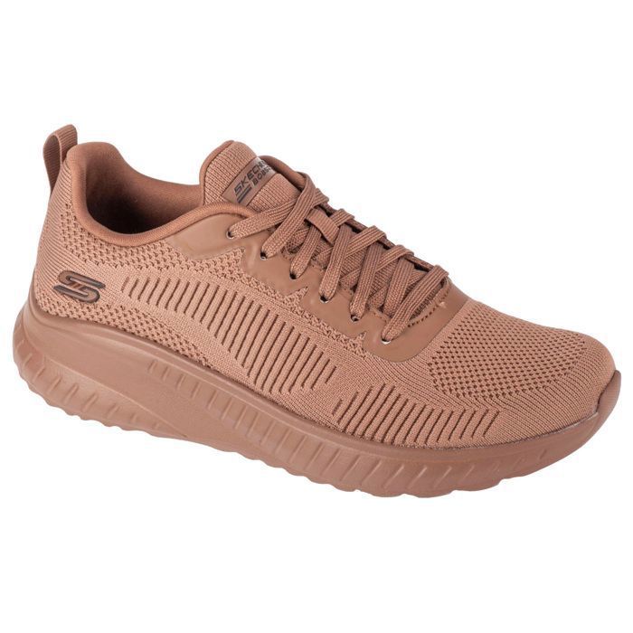 Skechers Baskets Femme - Marron - Skechers Bobs Squad Chaos - Face Off
