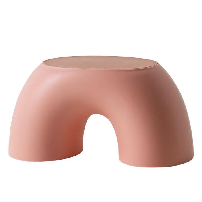 SALALIS Tabouret pour enfants Tabouret en plastique pour enfants repose-pieds antidérapant escabeau meuble tabouret Rose