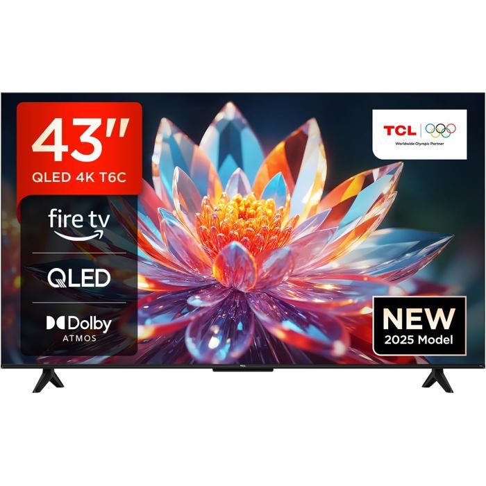 Téléviseur QLED SUTEO 43T6C Fire TV 43 pouces HDR Multi Format Dolby Atmos