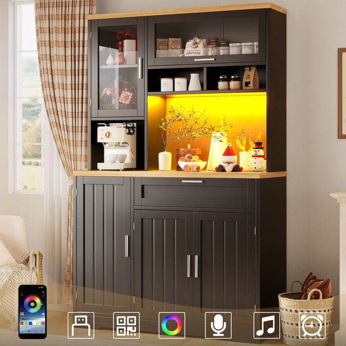 Buffet 140 x 40 x 60 cm avec 1 tiroir, 3 portes, LED, étagères réglables, en MDF, blanc | Leroy Merlin Buffet 140 x 40 x 60 cm avec 1 tiroir, 3 portes, LED, étagères réglables, en MDF, blanc | Leroy Merlin